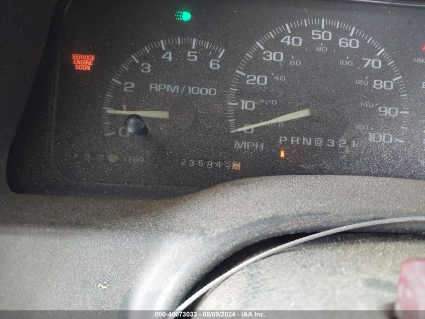 1997 Chevrolet C1500 Fleetside VIN: 2GCEC19R1V1237175 Lot: 40073033