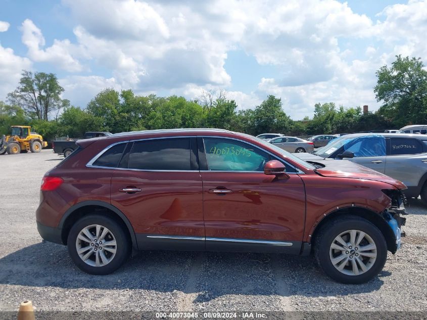 2016 Lincoln Mkx Premiere VIN: 2LMTJ8JR6GBL39540 Lot: 40073045