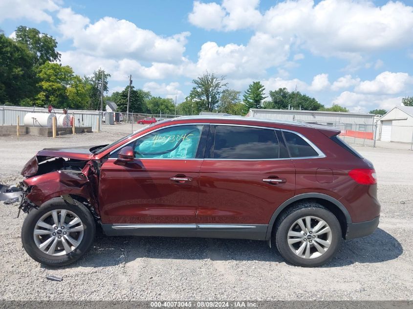 2016 Lincoln Mkx Premiere VIN: 2LMTJ8JR6GBL39540 Lot: 40073045