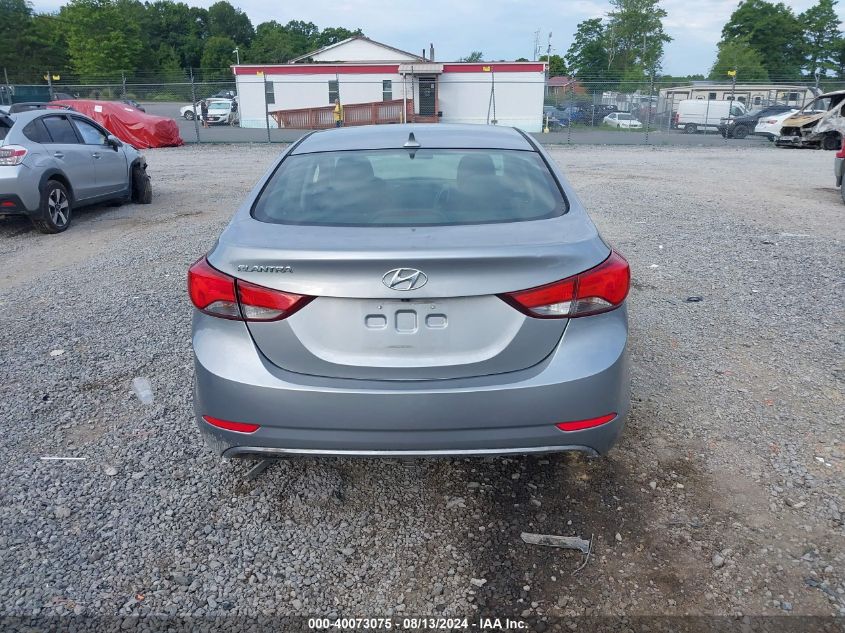 2015 Hyundai Elantra Se VIN: 5NPDH4AE1FH617317 Lot: 40073075