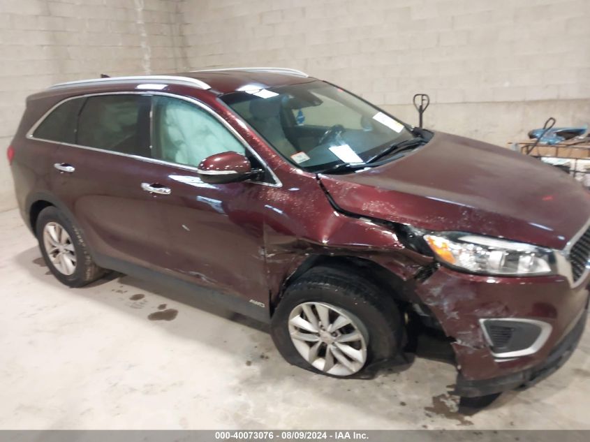 2017 Kia Sorento 2.4L Lx VIN: 5XYPGDA35HG206415 Lot: 40073076