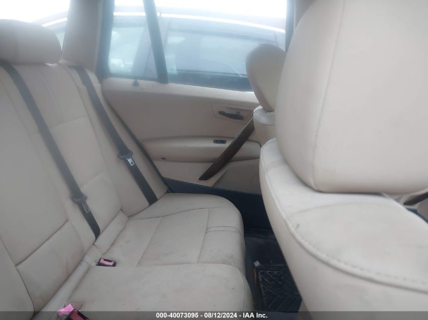 2004 BMW X3 2.5I VIN: WBXPA73404WA78001 Lot: 40073095