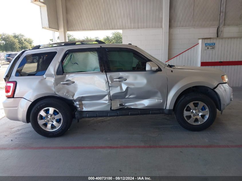 2012 Ford Escape Limited VIN: 1FMCU0EG4CKA44823 Lot: 40073100