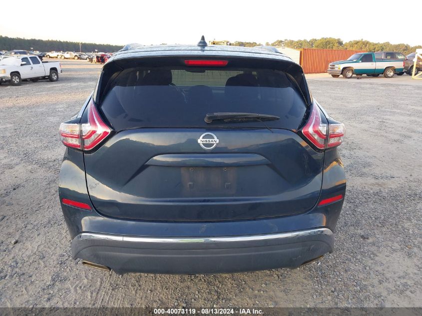 2018 Nissan Murano Sv VIN: 5N1AZ2MG2JN118323 Lot: 40073119