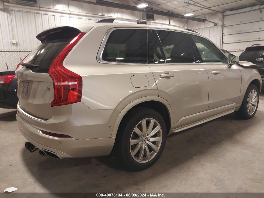 VIN YV4A22PK1G1058315 2016 Volvo XC90, T6 Momentum no.4