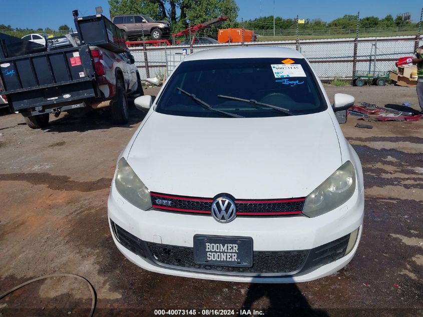 2013 Volkswagen Gti 4-Door VIN: WVWGV7AJ9DW060796 Lot: 40073145