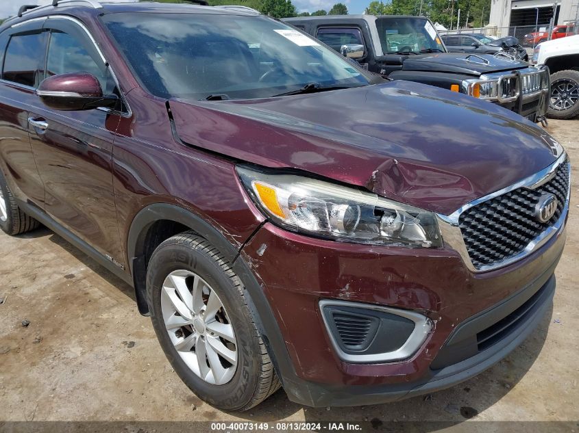 2018 Kia Sorento 3.3L Lx VIN: 5XYPGDA56JG418280 Lot: 40073149