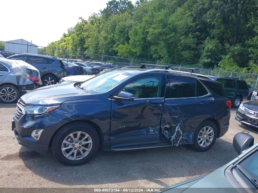 2018 Chevrolet Equinox Lt VIN: 3GNAXJEV2JS585756 Lot: 40073154