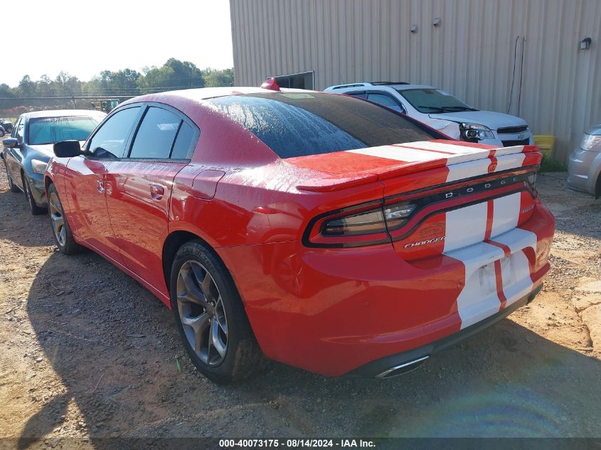 2016 Dodge Charger Sxt VIN: 2C3CDXHG7GH160186 Lot: 40073175