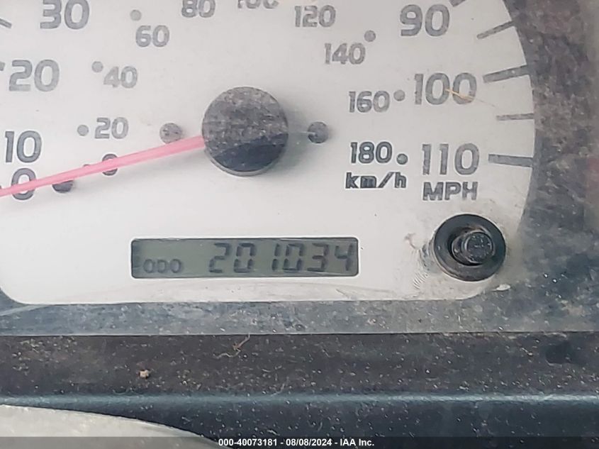 2001 Toyota Tacoma Base V6 VIN: 5TEWN72N11Z851738 Lot: 40073181