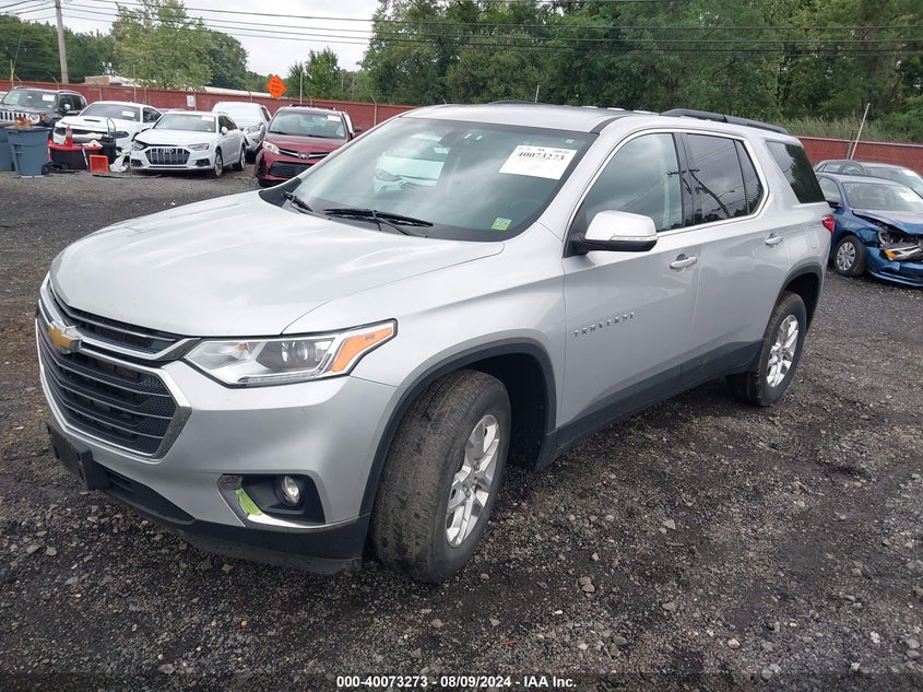 VIN 1GNEVGKW5MJ265490 2021 CHEVROLET TRAVERSE AWD LT CLOTH