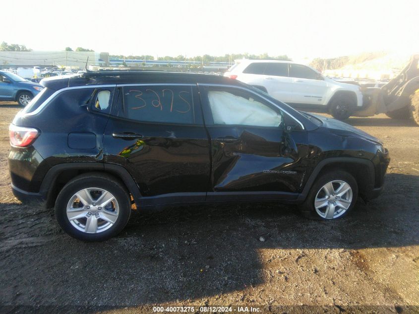 2022 Jeep Compass Latitude 4X4 VIN: 3C4NJDBB2NT113628 Lot: 40073275