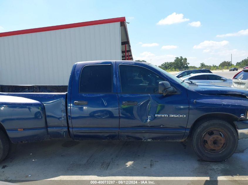 2004 Dodge Ram 3500 Slt/Laramie VIN: 3D7MA48C34G144587 Lot: 40073287