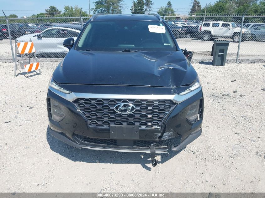 2020 Hyundai Santa Fe Sel VIN: 5NMS33AD6LH277145 Lot: 40073290