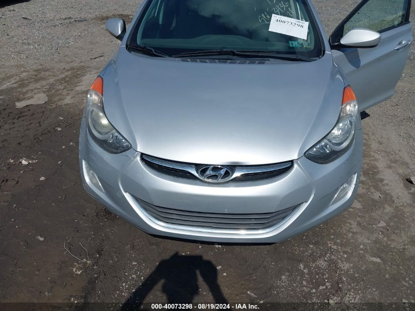 2013 Hyundai Elantra Gls VIN: 5NPDH4AEXDH381568 Lot: 40073298