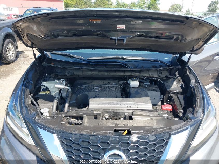 2021 Nissan Murano Sl Intelligent Awd VIN: 5N1AZ2CS8MC118400 Lot: 40073303