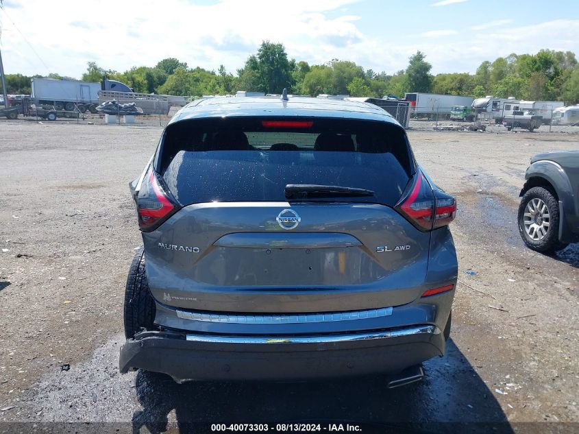 2021 Nissan Murano Sl Intelligent Awd VIN: 5N1AZ2CS8MC118400 Lot: 40073303