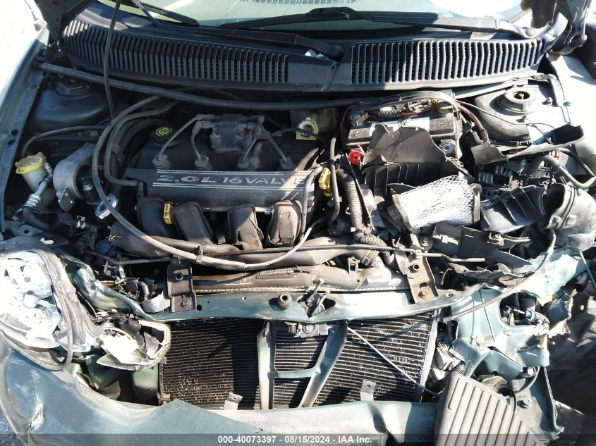 2000 Dodge Neon Es VIN: 1B3ES46C9YD587003 Lot: 40073397