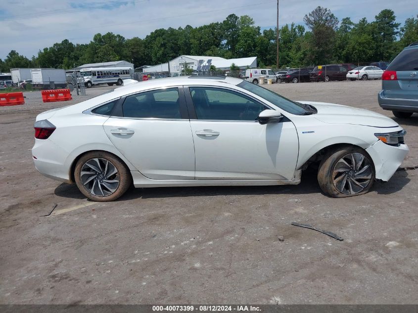 2019 Honda Insight Touring VIN: 19XZE4F98KE013563 Lot: 40073399