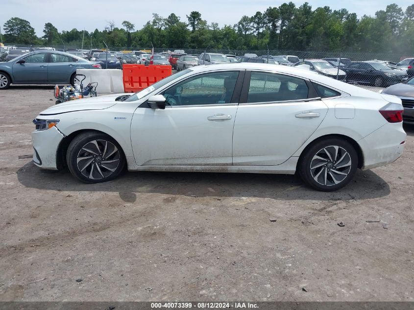 2019 Honda Insight Touring VIN: 19XZE4F98KE013563 Lot: 40073399