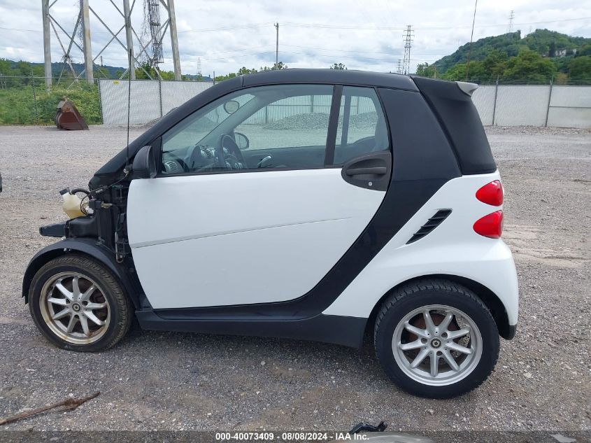 2008 Smart Fortwo Passion VIN: WMEEK31X48K134105 Lot: 40073409