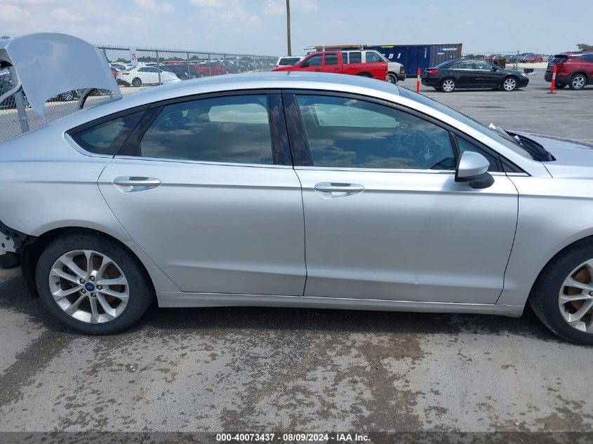 2019 Ford Fusion Se VIN: 3FA6P0HD5KR132919 Lot: 40073437