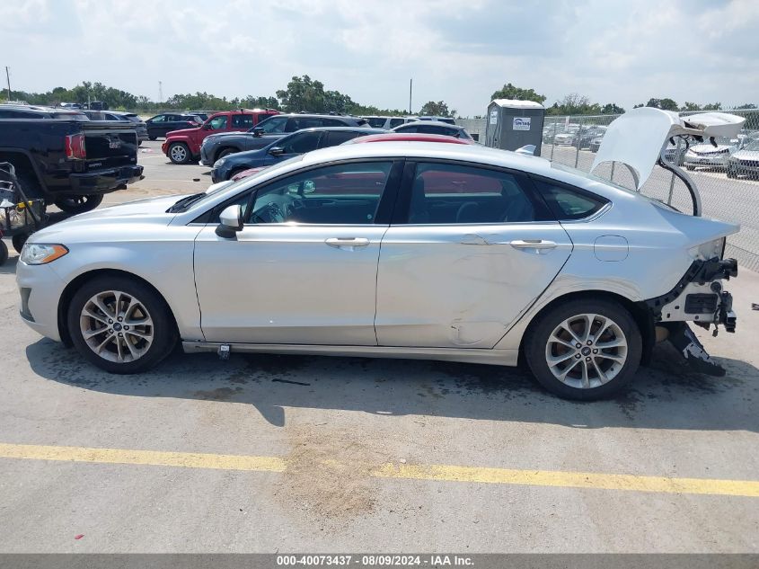 2019 Ford Fusion Se VIN: 3FA6P0HD5KR132919 Lot: 40073437