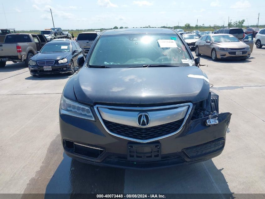 2016 Acura Mdx Technology Acurawatch Plus Packages/Technology Package VIN: 5FRYD3H40GB008335 Lot: 40073448