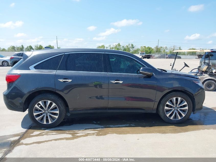 2016 Acura Mdx Technology Acurawatch Plus Packages/Technology Package VIN: 5FRYD3H40GB008335 Lot: 40073448