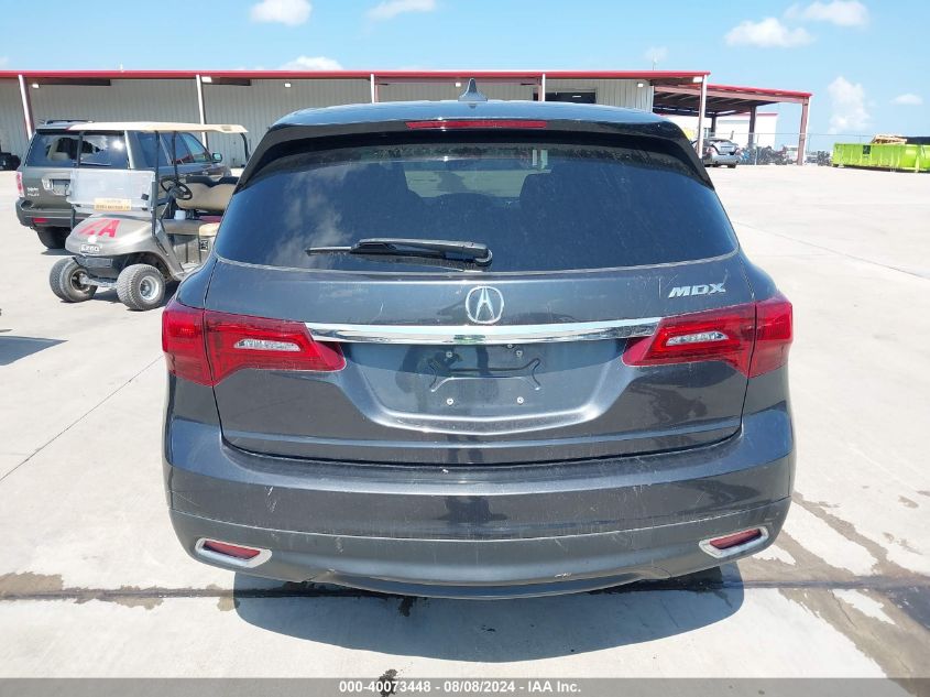 2016 Acura Mdx Technology Acurawatch Plus Packages/Technology Package VIN: 5FRYD3H40GB008335 Lot: 40073448