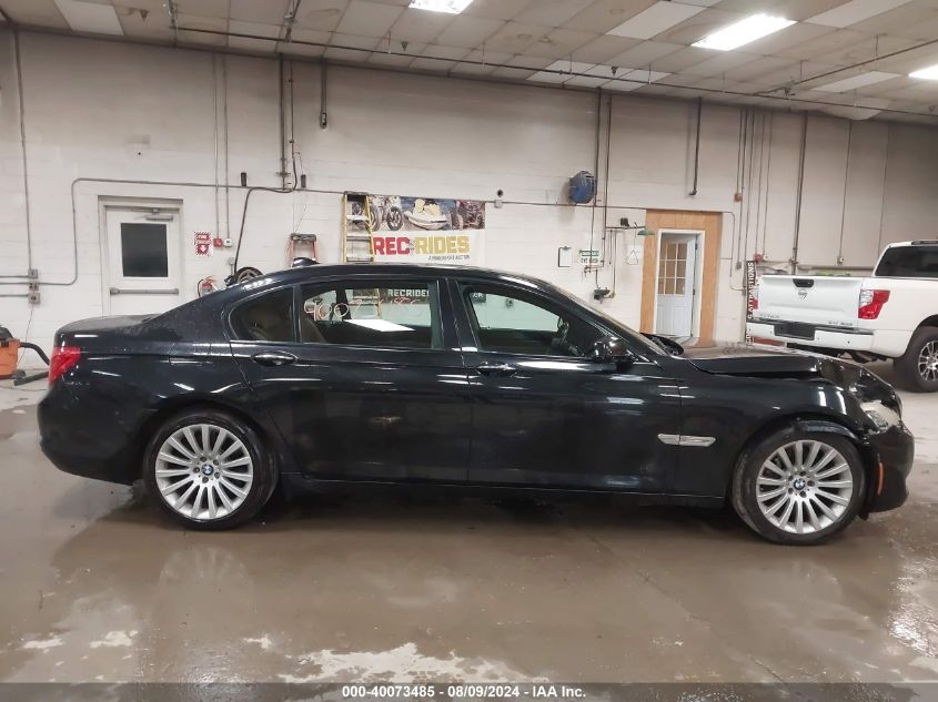 2010 BMW 750Li VIN: WBAKB8C52ACY63601 Lot: 40073485