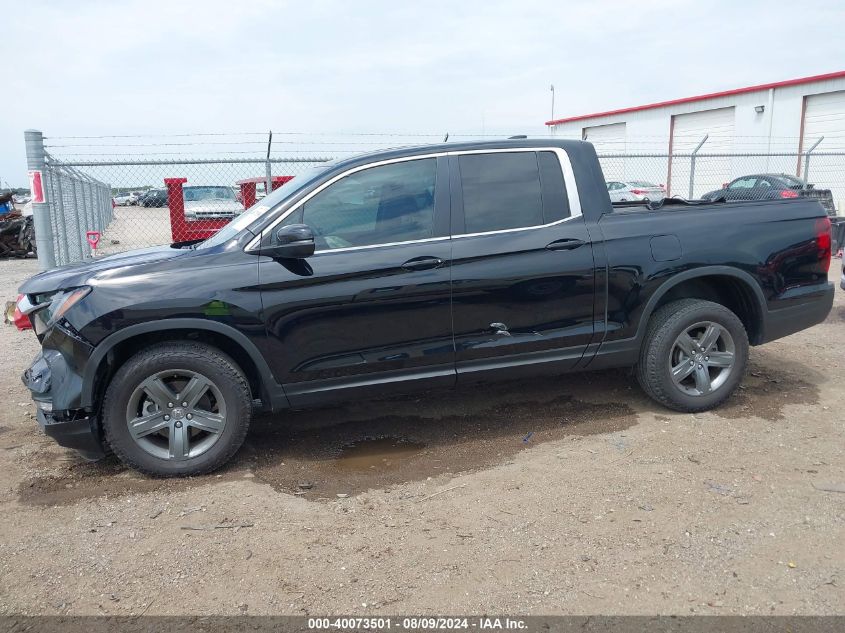 2023 Honda Ridgeline Rtl VIN: 5FPYK3F56PB053757 Lot: 40073501