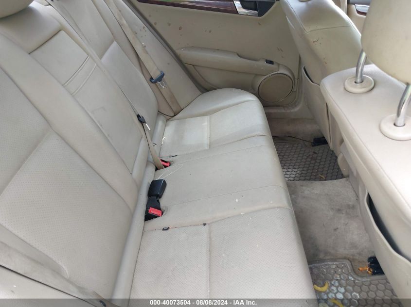 2011 Mercedes-Benz C 300 Luxury 4Matic/Sport 4Matic VIN: WDDGF8BB7BA495049 Lot: 40073504