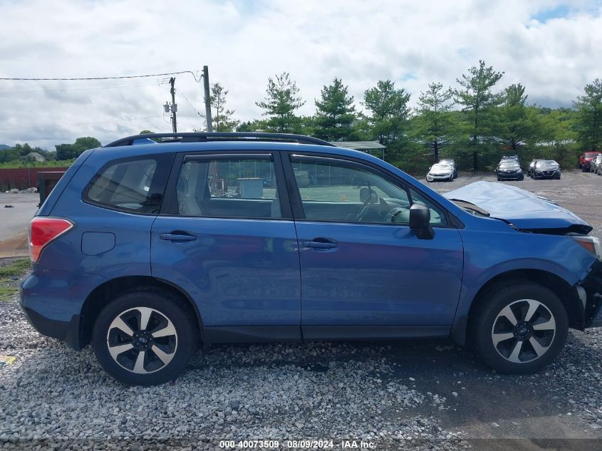 2018 Subaru Forester 2.5I VIN: JF2SJABC0JH538110 Lot: 40073509