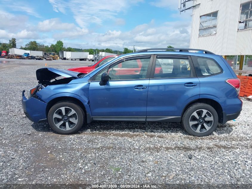 2018 Subaru Forester 2.5I VIN: JF2SJABC0JH538110 Lot: 40073509