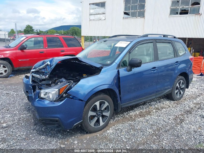 2018 Subaru Forester 2.5I VIN: JF2SJABC0JH538110 Lot: 40073509