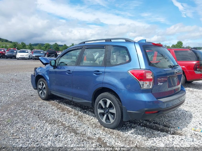 2018 Subaru Forester 2.5I VIN: JF2SJABC0JH538110 Lot: 40073509