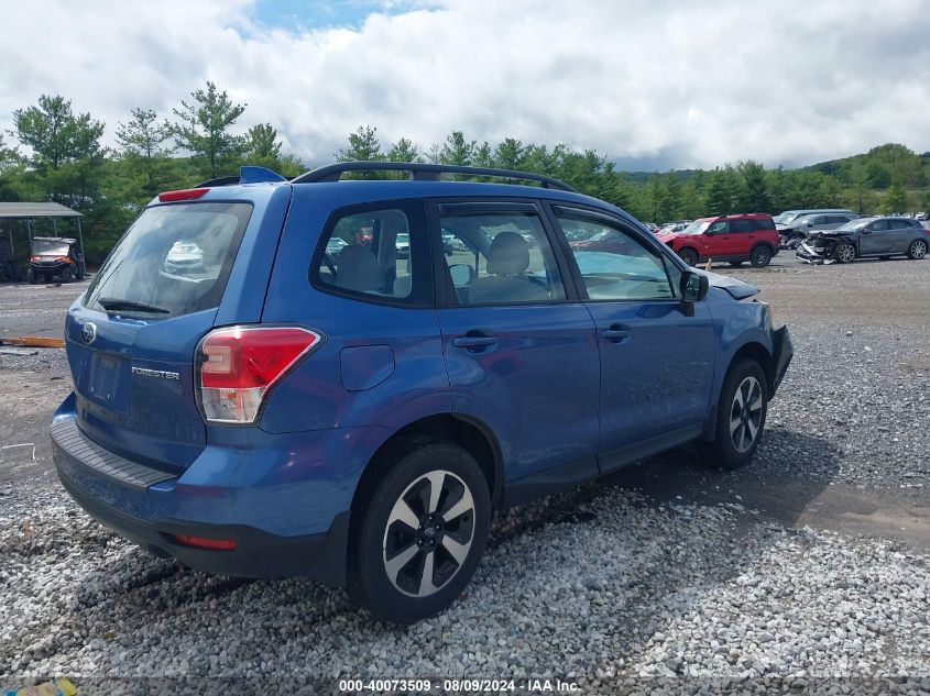 2018 Subaru Forester 2.5I VIN: JF2SJABC0JH538110 Lot: 40073509