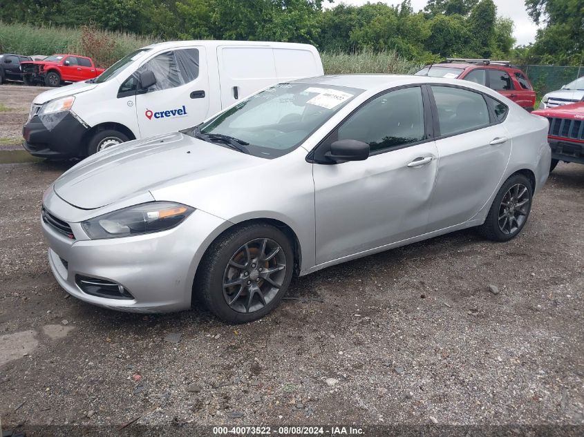 2013 Dodge Dart Rallye VIN: 1C3CDFBA2DD123165 Lot: 40073522