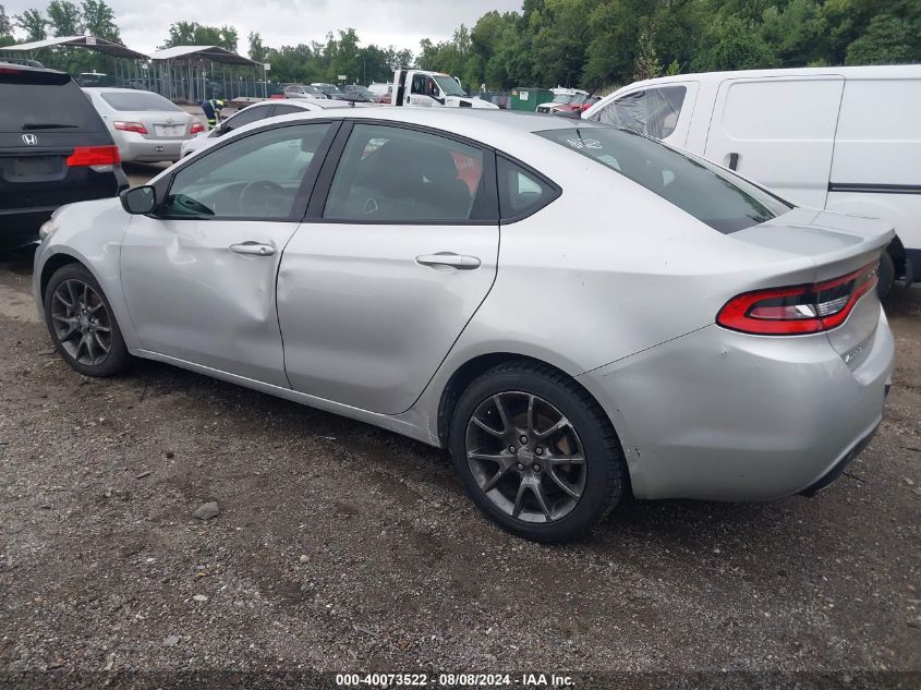 2013 Dodge Dart Rallye VIN: 1C3CDFBA2DD123165 Lot: 40073522