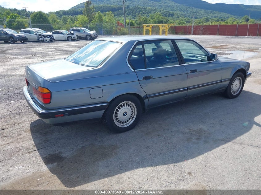 1989 BMW 735 Il VIN: WBAGC4317K3318584 Lot: 40073549