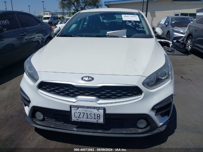 2021 Kia Forte Lxs VIN: 3KPF24AD4ME266762 Lot: 40073562