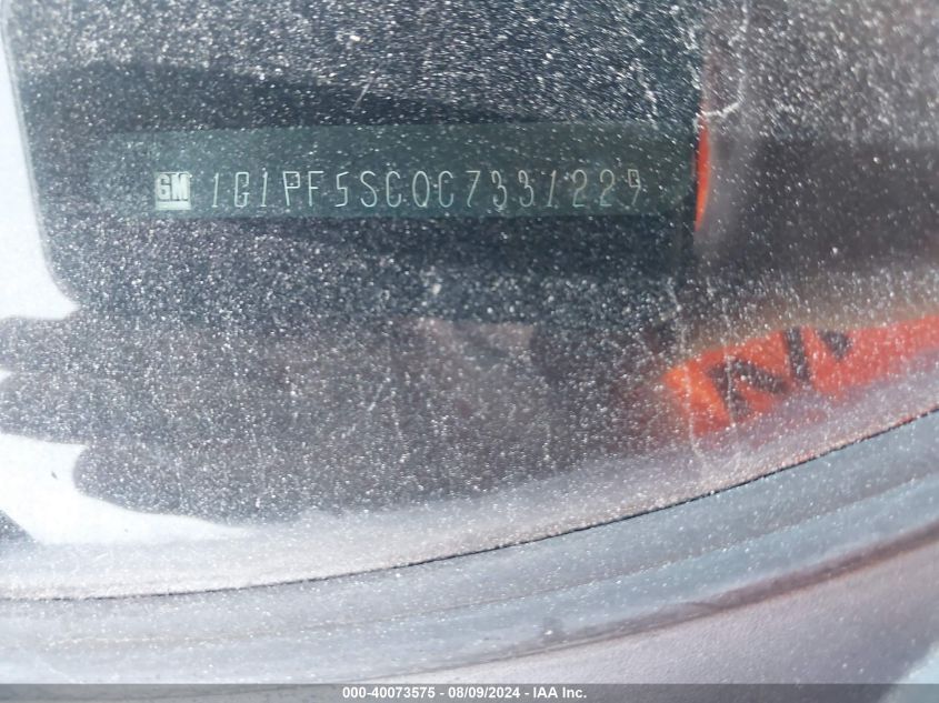 2012 Chevrolet Cruze Lt VIN: 1G1PF5SCOC7331229 Lot: 40073575