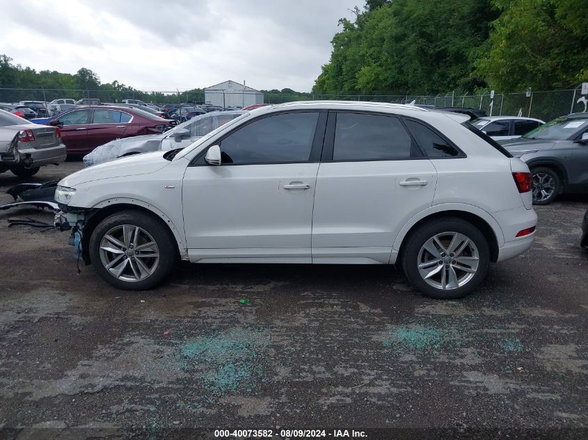 2018 Audi Q3 2.0T Premium/2.0T Sport Premium VIN: WA1ECCFS7JR019031 Lot: 40073582