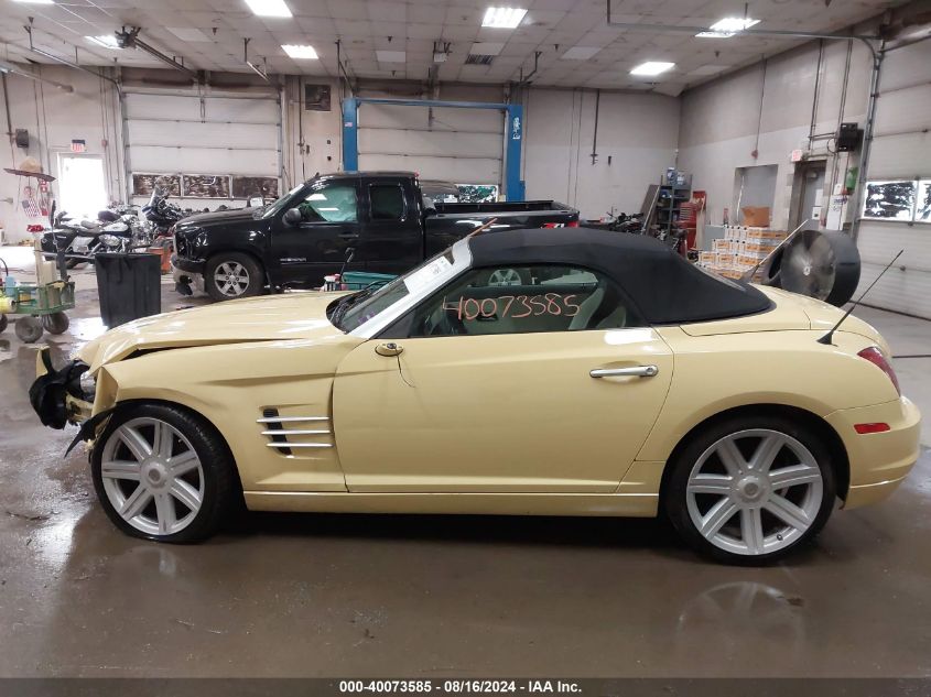 2008 Chrysler Crossfire Limited VIN: 1C3LN65LX8X075655 Lot: 40073585