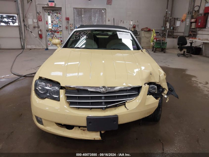 2008 Chrysler Crossfire Limited VIN: 1C3LN65LX8X075655 Lot: 40073585