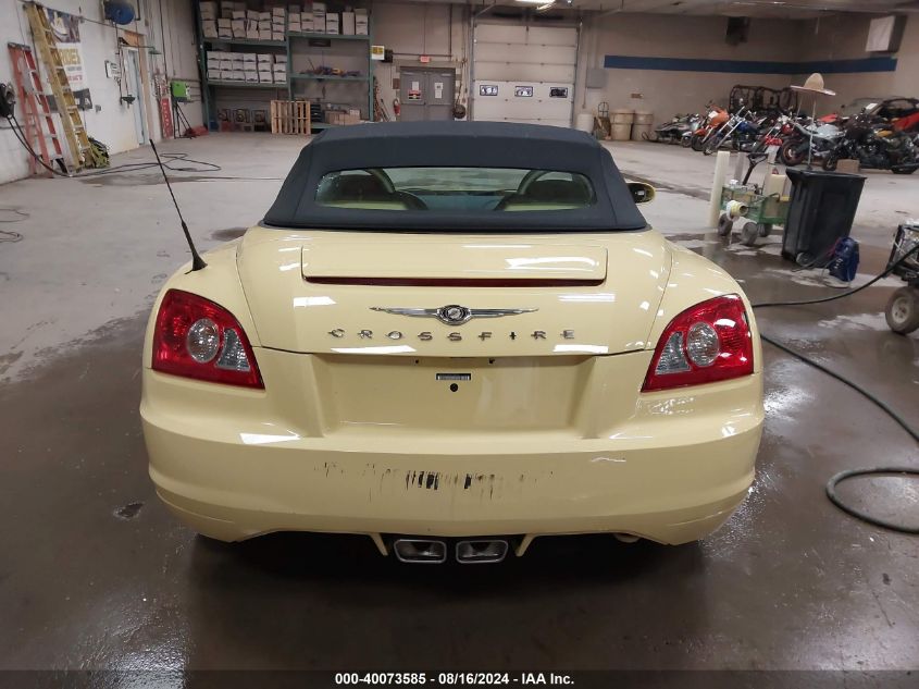 2008 Chrysler Crossfire Limited VIN: 1C3LN65LX8X075655 Lot: 40073585