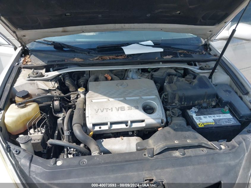 2004 Lexus Es 330 VIN: JTHBA30GX40013184 Lot: 40073593