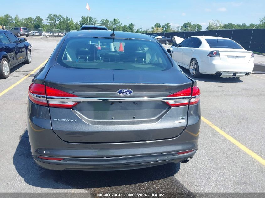 2017 Ford Fusion Se VIN: 3FA6P0HD6HR221794 Lot: 40073641