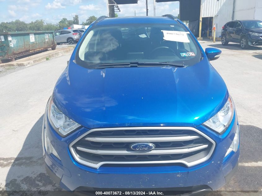 2020 Ford Ecosport Se VIN: MAJ6S3GL6LC388740 Lot: 40073672